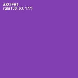 #823FB1 - Vivid Violet Color Image