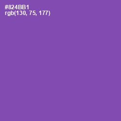 #824BB1 - Trendy Pink Color Image