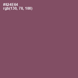 #824E64 - Cannon Pink Color Image