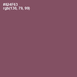 #824F63 - Cannon Pink Color Image