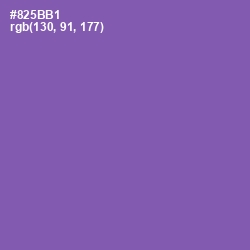 #825BB1 - Wisteria Color Image