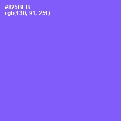 #825BFB - Medium Purple Color Image