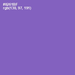#8261BF - Wisteria Color Image