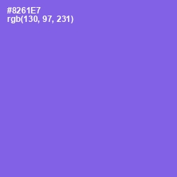 #8261E7 - Medium Purple Color Image