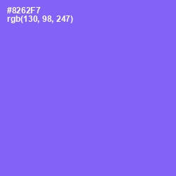#8262F7 - Medium Purple Color Image