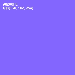 #8266FE - Medium Purple Color Image