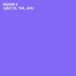 #8268F4 - Medium Purple Color Image