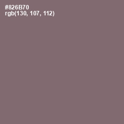 #826B70 - Spicy Pink Color Image