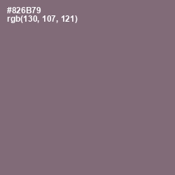 #826B79 - Spicy Pink Color Image