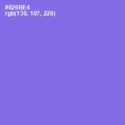 #826BE4 - True V Color Image