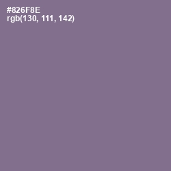 #826F8E - Trendy Pink Color Image
