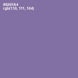 #826FA4 - Wisteria Color Image