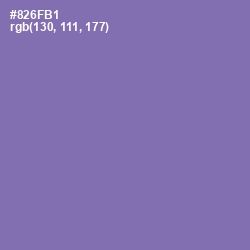 #826FB1 - Wisteria Color Image
