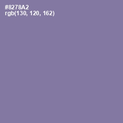 #8278A2 - Purple Mountain's Majesty Color Image