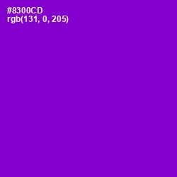 #8300CD - Electric Violet Color Image