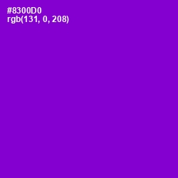 #8300D0 - Electric Violet Color Image