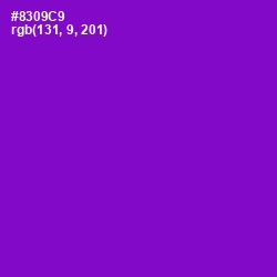 #8309C9 - Electric Violet Color Image