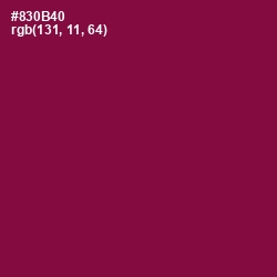 #830B40 - Rose Bud Cherry Color Image