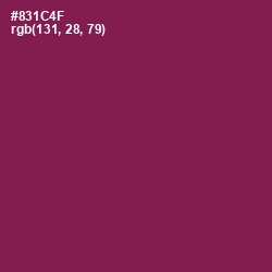 #831C4F - Disco Color Image