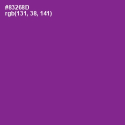 #83268D - Vivid Violet Color Image