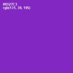 #8327C3 - Electric Violet Color Image