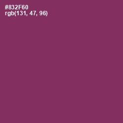 #832F60 - Plum Color Image