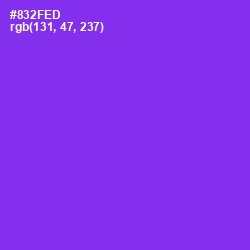 #832FED - Electric Violet Color Image