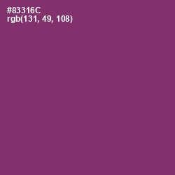 #83316C - Plum Color Image