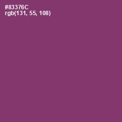 #83376C - Plum Color Image