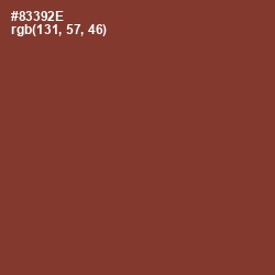 #83392E - Burnt Umber Color Image