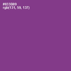 #833B89 - Vivid Violet Color Image
