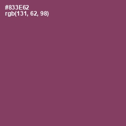 #833E62 - Vin Rouge Color Image