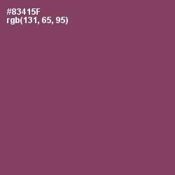 #83415F - Copper Rust Color Image