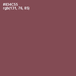 #834C55 - Spicy Mix Color Image