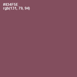 #834F5E - Spicy Mix Color Image