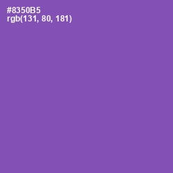 #8350B5 - Wisteria Color Image