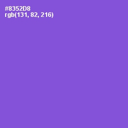 #8352D8 - Amethyst Color Image