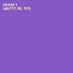 #8356C1 - Amethyst Color Image