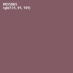 #835B65 - Cannon Pink Color Image