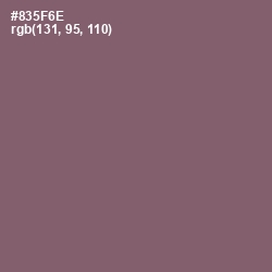 #835F6E - Cannon Pink Color Image