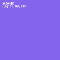 #8364ED - Medium Purple Color Image