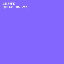 #8366FD - Medium Purple Color Image