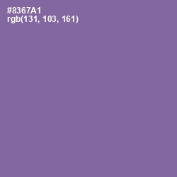 #8367A1 - Wisteria Color Image