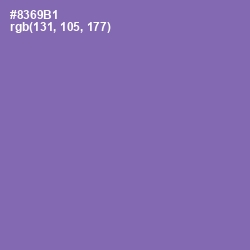 #8369B1 - Wisteria Color Image