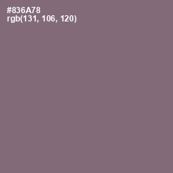 #836A78 - Spicy Pink Color Image