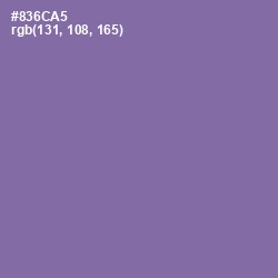 #836CA5 - Wisteria Color Image