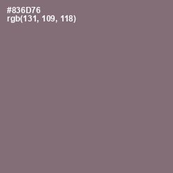 #836D76 - Spicy Pink Color Image