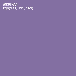 #836FA1 - Wisteria Color Image
