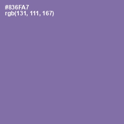 #836FA7 - Wisteria Color Image