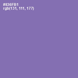 #836FB1 - Wisteria Color Image